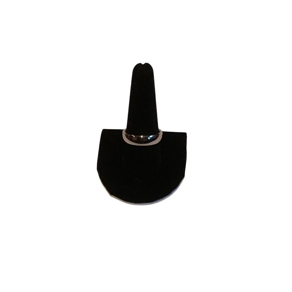 6mm Men’s Comfort Fit Titanium‎ Ring Size 10 Sliver Tone